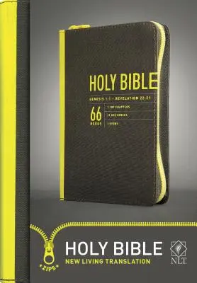 Kompakt Biblia-NLT - cipzáras záródású - Compact Bible-NLT-Zipper Closure