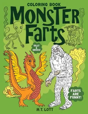 Szörny fingások színezőkönyv - Monster Farts Coloring Book