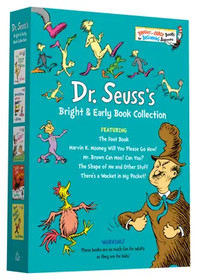 Dr. Seuss Bright & Early könyvgyűjtemény: Marvin K. Mooney Will You Please Go Now!; Mr. Brown Can Moo! Can You?; Az én alakom és az Ot - Dr. Seuss Bright & Early Book Collection: The Foot Book; Marvin K. Mooney Will You Please Go Now!; Mr. Brown Can Moo! Can You?, the Shape of Me and Ot