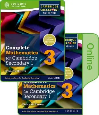 Complete Mathematics for Cambridge Lower Secondary Book 3: Print and Online Student Book (Teljes matematika a Cambridge alsó tagozatosok számára) - Complete Mathematics for Cambridge Lower Secondary Book 3: Print and Online Student Book