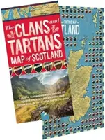 Klánok és tatárok Skócia térképe - Clans and Tartans Map of Scotland