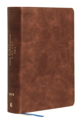 Niv, Lucado Bátorító Ige Biblia, barna, bőrpuha, hüvelykujj indexelt, Comfort Print: Holy Bible, New International Version - Niv, Lucado Encouraging Word Bible, Brown, Leathersoft, Thumb Indexed, Comfort Print: Holy Bible, New International Version