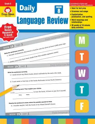 Daily Language Review, 8. osztály Te - Daily Language Review, Grade 8 Te