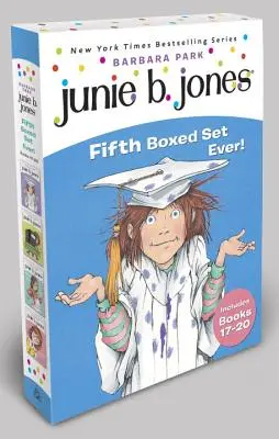 Junie B. Jones ötödik dobozos készlet valaha!: Könyvek 17-20 [Gyűjthető matricákkal] - Junie B. Jones Fifth Boxed Set Ever!: Books 17-20 [With Collectible Stickers]