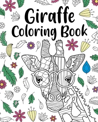 Zsiráf színező könyv - Giraffe Coloring Book