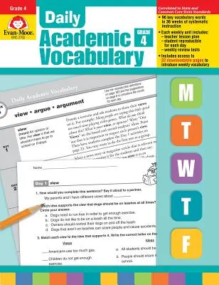 Daily Academic Vocabulary Grade 4 [Transzparensekkel] - Daily Academic Vocabulary Grade 4 [With Transparencies]