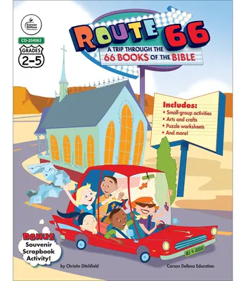 Route 66: Utazás a Biblia 66 könyvén keresztül, 2. - 5. osztályosok - Route 66: A Trip Through the 66 Books of the Bible, Grades 2 - 5