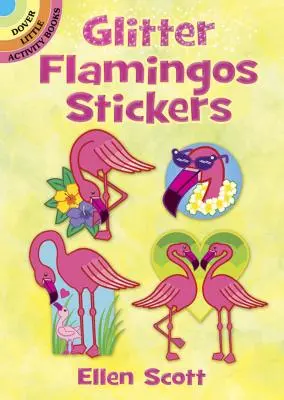 Glitter flamingók matricák - Glitter Flamingos Stickers