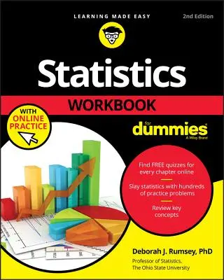 Statisztika munkafüzet Dummies számára online gyakorlással - Statistics Workbook For Dummies with Online Practice