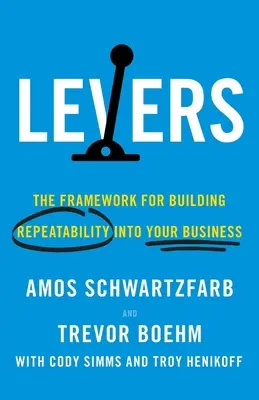 Levers: A keretrendszer az ismétlődés beépítéséhez a vállalkozásodba - Levers: The Framework for Building Repeatability into Your Business