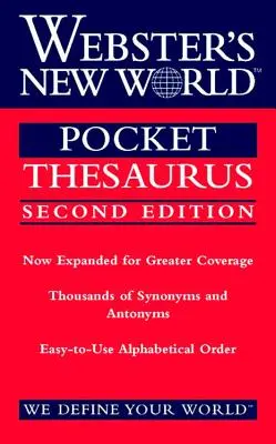 Webster's New World Pocket Thesaurus, második kiadás - Webster's New World Pocket Thesaurus, Second Edition