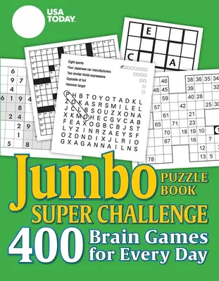 USA Today Jumbo rejtvénykönyv Super Challenge, 27.: 400 agyjáték minden napra - USA Today Jumbo Puzzle Book Super Challenge, 27: 400 Brain Games for Every Day