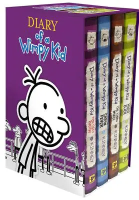 A Wimpy Kid naplója 5-8. könyvdoboz - Diary of a Wimpy Kid Box of Books 5-8