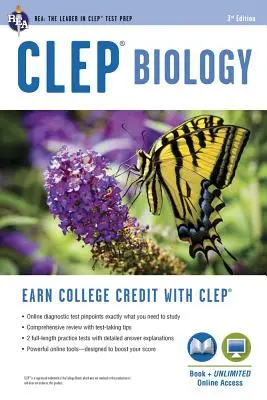 Clep(r) Biológia könyv + Online - Clep(r) Biology Book + Online