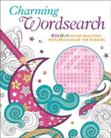 Bájos szókereső - Színezze ki a gyönyörű képeket és oldja meg a rejtvényeket - Charming Wordsearch - Colour in the Beautiful Pictures & Solve the Puzzles