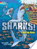 Cápák! Színezőkönyv - Sharks! Coloring Book