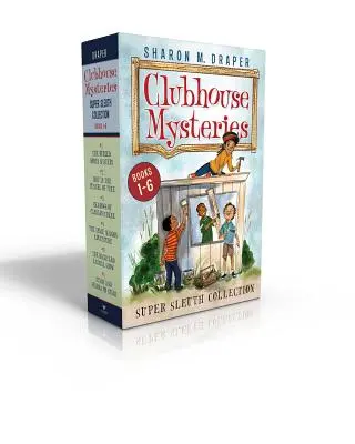 Clubhouse Mysteries Super Sleuth Collection: Az eltemetett csontok rejtélye; Elveszve az idő alagútjában; Caesar's Creek árnyai; Az űrmisszió Advent - Clubhouse Mysteries Super Sleuth Collection: The Buried Bones Mystery; Lost in the Tunnel of Time; Shadows of Caesar's Creek; The Space Mission Advent