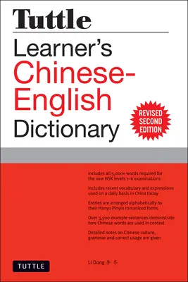 Tuttle Learner's Chinese-English Dictionary: Revised Second Edition (Teljesen romanizált) - Tuttle Learner's Chinese-English Dictionary: Revised Second Edition (Fully Romanized)