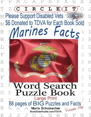 Circle It, US Marine Corps Facts, Szó keresés, Puzzle Book - Circle It, US Marine Corps Facts, Word Search, Puzzle Book