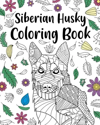 Szibériai Husky színező könyv - Siberian Husky Coloring Book