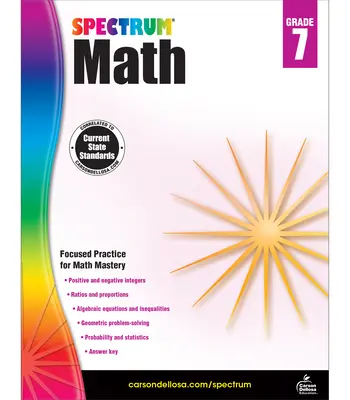 Spectrum Matematikai munkafüzet, 7. osztály - Spectrum Math Workbook, Grade 7