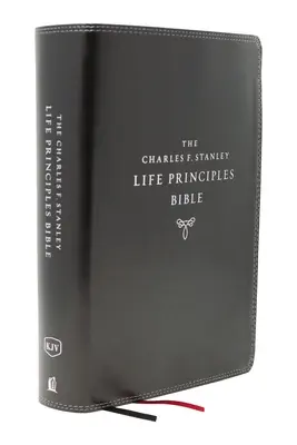 Kjv, Charles F. Stanley Life Principles Bible, 2nd Edition, Leathersoft, Black, Indexed, Comfort Print: Isten ismeretében és megértésében való növekedés - Kjv, Charles F. Stanley Life Principles Bible, 2nd Edition, Leathersoft, Black, Indexed, Comfort Print: Growing in Knowledge and Understanding of God