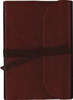 NKJV, Journal the Word Bible, Large Print, Premium Leather, Brown, Red Letter Edition: Gondolkodj, naplózz, vagy készíts művészetet a kedvenc verseid mellé. - NKJV, Journal the Word Bible, Large Print, Premium Leather, Brown, Red Letter Edition: Reflect, Journal, or Create Art Next to Your Favorite Verses