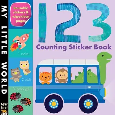 123 számoló matricás könyv - 123 Counting Sticker Book