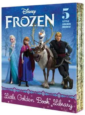 Frozen Kis aranykönyvtár (Disney Frozen): Frozen; Egy új rénszarvas barát; Olaf tökéletes napja; A valaha volt legjobb születésnap; Olaf várja a tavaszt - Frozen Little Golden Book Library (Disney Frozen): Frozen; A New Reindeer Friend; Olaf's Perfect Day; The Best Birthday Ever; Olaf Waits for Spring