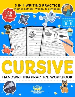 Kurzív kézírás gyakorló munkafüzet 3. 4. 5. osztályosoknak: Cursive Letter Tracing Book, Cursive Handwriting Workbook for Kids to Master Letters, W - Cursive Handwriting Practice Workbook for 3rd 4th 5th Graders: Cursive Letter Tracing Book, Cursive Handwriting Workbook for Kids to Master Letters, W