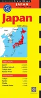 Japán útitérkép ötödik kiadás - Japan Travel Map Fifth Edition