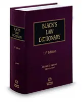 Black's Law Dictionary 11. kiadás, keményfedeles kiadás - Black's Law Dictionary 11th Edition, Hardcover