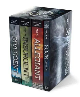 Divergens sorozat készlet: Divergens, Insurgent, Allegiant, Four - Divergent Series Set: Divergent, Insurgent, Allegiant, Four