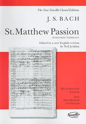 Máté-passió: Vocal Score - St. Matthew Passion: Vocal Score