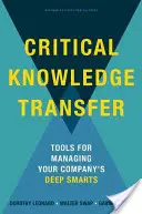 Kritikus tudásátadás: Eszközök a vállalat mélyreható intelligenciájának kezeléséhez - Critical Knowledge Transfer: Tools for Managing Your Company's Deep Smarts