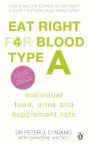 Eat Right for Blood Type A - maximalizálja egészségét a vércsoportjának megfelelő egyéni étel-, ital- és táplálékkiegészítő listákkal. - Eat Right for Blood Type A - Maximise your health with individual food, drink and supplement lists for your blood type