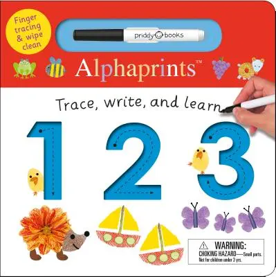 Alphaprints: Nyomd le, írj és tanulj 123: Finger Tracing & Wipe Clean - Alphaprints: Trace, Write, and Learn 123: Finger Tracing & Wipe Clean