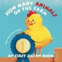 Az első kirakóskönyvem: Hány állat van a farmon? - My First Jigsaw Book: How Many Animals On the Farm?