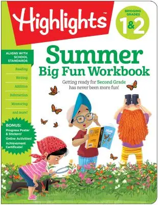 Nyári nagy móka munkafüzet Bridging Grades 1 & 2 - Summer Big Fun Workbook Bridging Grades 1 & 2