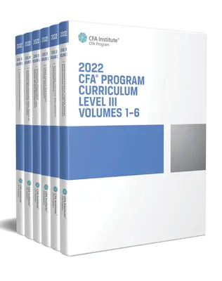 2022 CFA Program tanterv III. szintű tananyag dobozkészlet - 2022 CFA Program Curriculum Level III Box Set