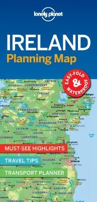 Lonely Planet Írország tervezési térkép 1 - Lonely Planet Ireland Planning Map 1