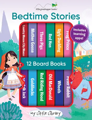 Az én kis könyvtáram: Bedtime Stories (12 táblás könyv és 3 letölthető alkalmazás!) - My Little Library: Bedtime Stories (12 Board Books & 3 Downloadable Apps!)