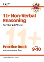 11+ CEM Nem verbális érvelés gyakorlókönyv és értékelő tesztek - 9-10 éves korig (online kiadással) - 11+ CEM Non-Verbal Reasoning Practice Book & Assessment Tests - Ages 9-10 (with Online Edition)