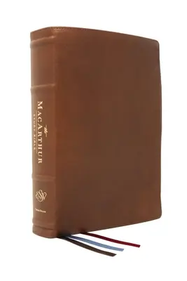 The Esv, MacArthur Study Bible, 2. kiadás, prémium kecskebőr, barna, Premier Collection: Unleashing God's Truth One Verse at a Time - The Esv, MacArthur Study Bible, 2nd Edition, Premium Goatskin Leather, Brown, Premier Collection: Unleashing God's Truth One Verse at a Time