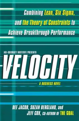 Sebesség: A Lean, a Six SIGMA és a korlátok elméletének kombinálása az áttörő teljesítmény eléréséhez - egy üzleti regény - Velocity: Combining Lean, Six SIGMA and the Theory of Constraints to Achieve Breakthrough Performance - A Business Novel