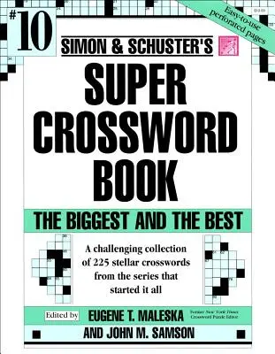 Simon & Schuster Szuper keresztrejtvénykönyv #10 - Simon & Schuster Super Crossword Book #10