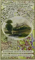 Derbyshire négy történelmi térképének gyűjteménye 1610-1836 között - Collection of Four Historic Maps of Derbyshire from 1610-1836