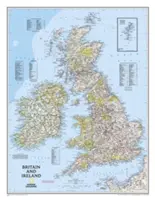 National Geographic: Nagy-Britannia és Írország Klasszikus fali térkép (23,5 X 30,25 hüvelyk) - National Geographic: Britain and Ireland Classic Wall Map (23.5 X 30.25 Inches)