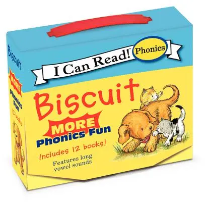 Biscuit: További 12 könyv fonikai móka!: 12 minikönyv rövid és hosszú magánhangzókkal. - Biscuit: More 12-Book Phonics Fun!: Includes 12 Mini-Books Featuring Short and Long Vowel Sounds