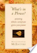 Mi van egy mondatban? Szünetet tartani ott, ahol a Szentírás szünetet ad - What's in a Phrase?: Pausing Where Scripture Gives You Pause